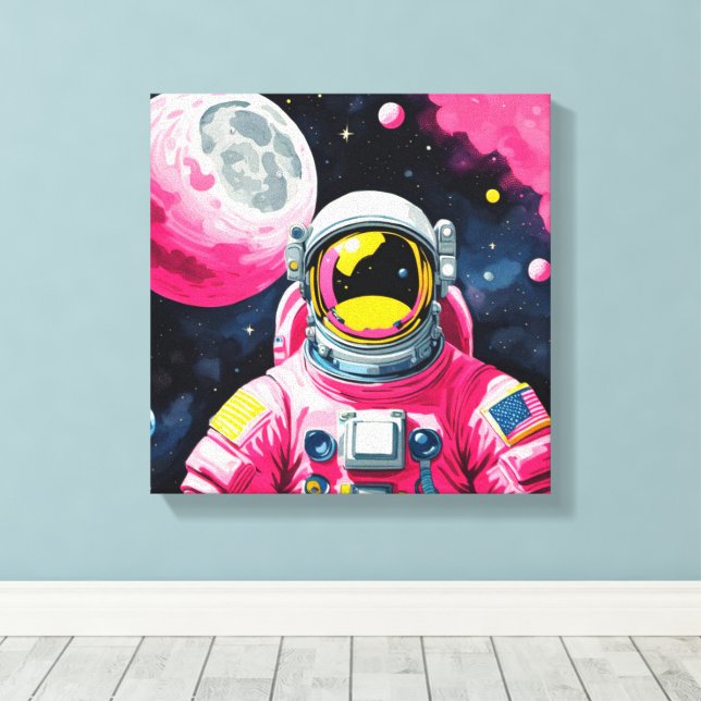 SPACEWALK-EVA 6 LEINWANDDRUCK (Insitu (Holzboden))