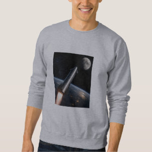 SpaceX Starship-Start Wiederverwendbare Rakete Sweatshirt