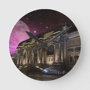 Spacey Metropolitan Museum Runde Wanduhr