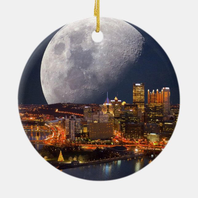 Spacey Pittsburgh Keramikornament (Hinten)