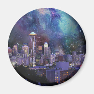 Spacey Seattle Magnet