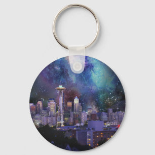Spacey Seattle Schlüsselanhänger