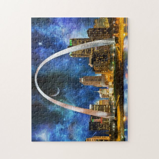 Spacey St. Louis Skyline (Vertikal)