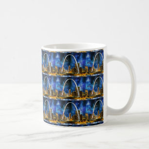 Spacey St. Louis Skyline Kaffeetasse