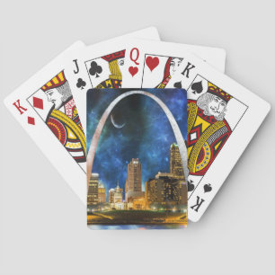Spacey St. Louis Skyline Spielkarten