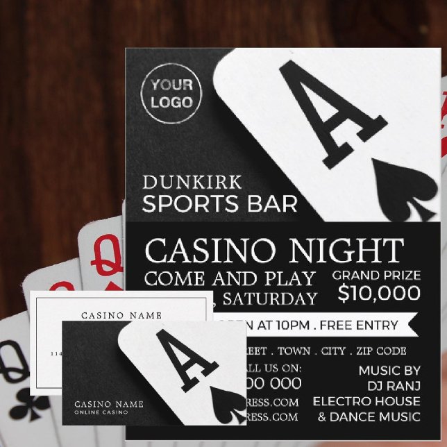 Spades Ace, Online Casino, Spieleindustrie Visitenkarte (Von Creator hochgeladen)
