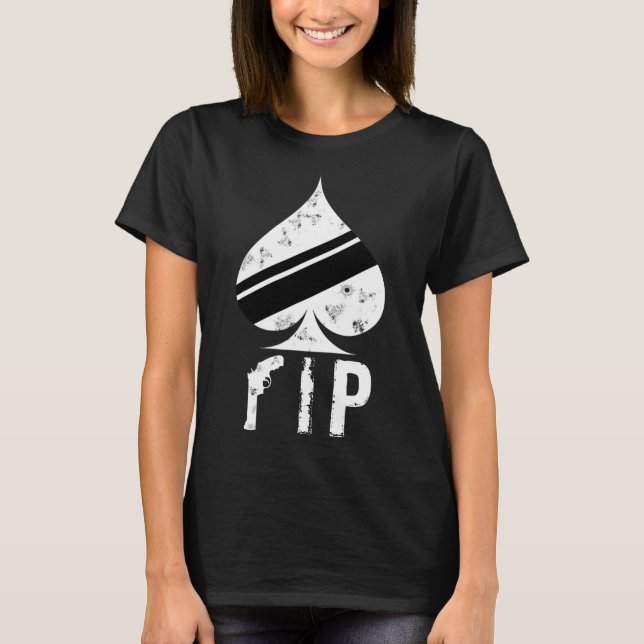 Spades Funny Video Game Player T-Shirt (Vorderseite)