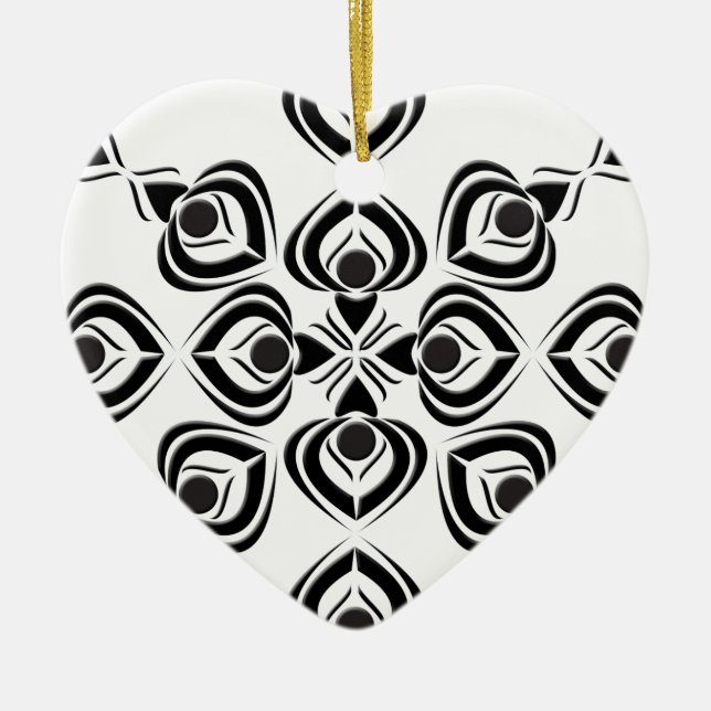 Spades Keramik Ornament (Vorne)