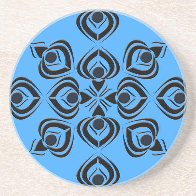 Spades Sandstein Untersetzer (Vorne)