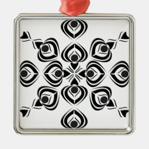 Spades Silbernes Ornament