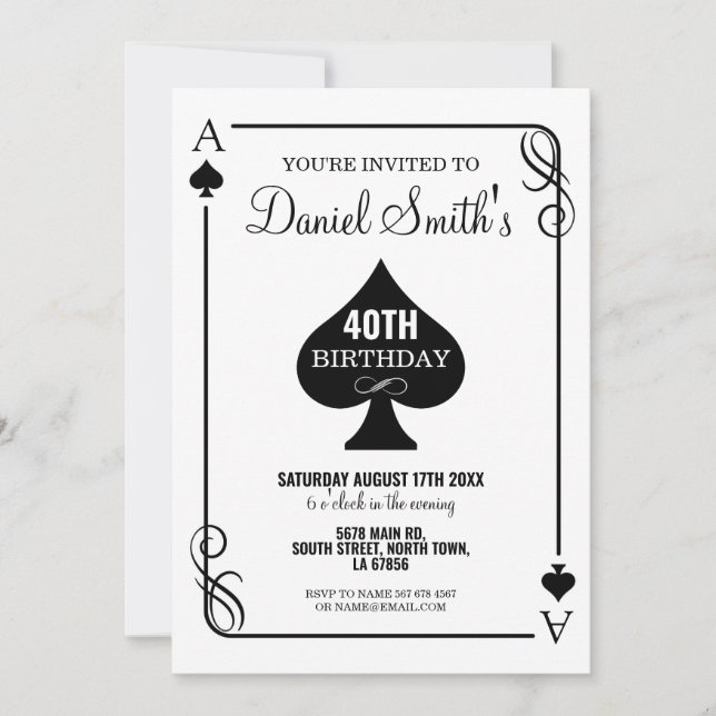 Spades Spielspazierweg Banca del Gottardo Einladung (Vorderseite)