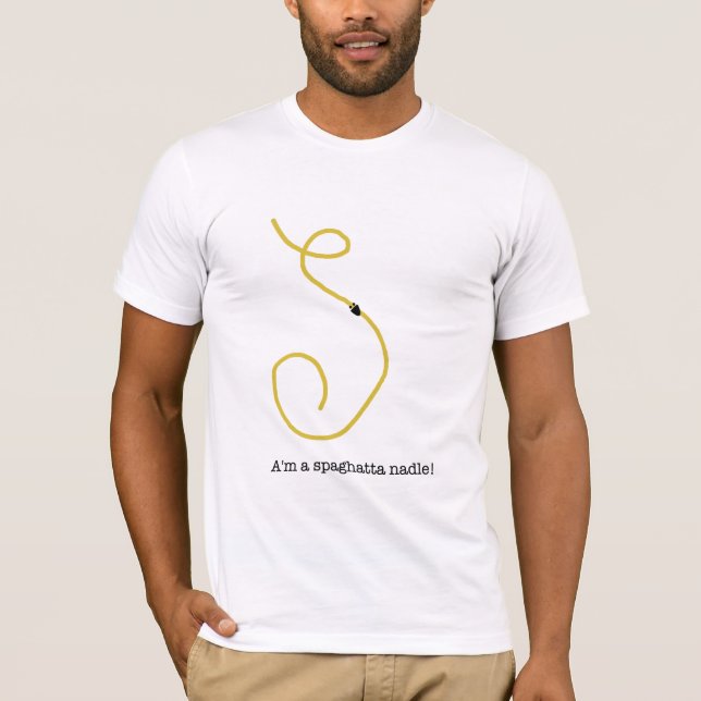 Spaghatta Nadle der T - Shirt Männer! (Vorderseite)