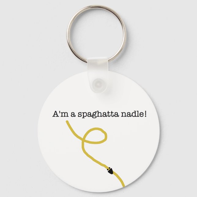 Spaghatta Nadle Keychain! Schlüsselanhänger (Vorderseite)