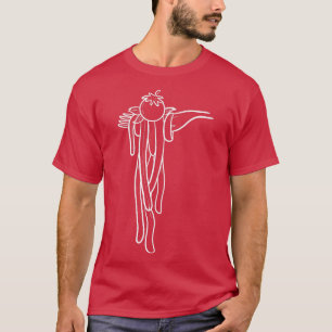 Spaghetti auf Gabelkopf Koch T-Shirt