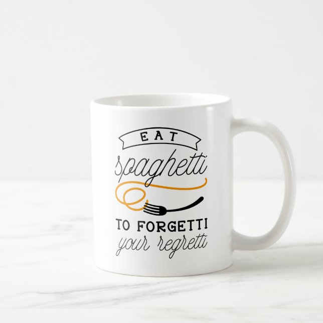 Spaghetti essen kaffeetasse (Rechts)