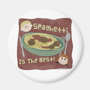 Spaghetti ist das Beste! Magnet