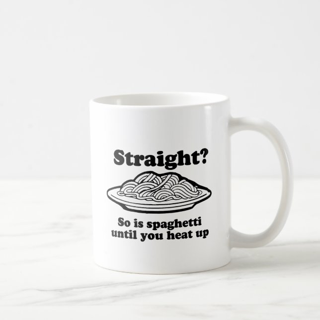 Spaghetti ist Gay Kaffeetasse (Rechts)
