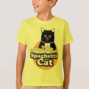 Spaghetti-Katze T-Shirt
