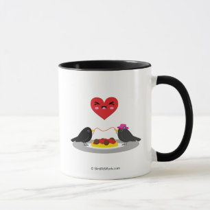 Spaghetti Meatballs Romantisches Datum Tasse