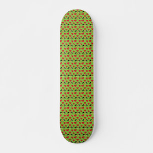 Spaghetti Meatballs Romantisches Datumsmuster Skateboard