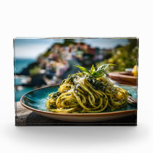 Spaghetti mit Lemon Basil Pesto - Coastal Terrace Fotoblock