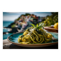 Spaghetti mit Lemon Basil Pesto - Coastal Terrace