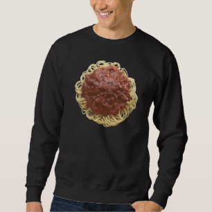 Spaghetti mit Marinara Sauce Fotografie Sweatshirt