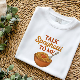 Spaghetti mit mir   Funny Italian Food Pads T-Shirt