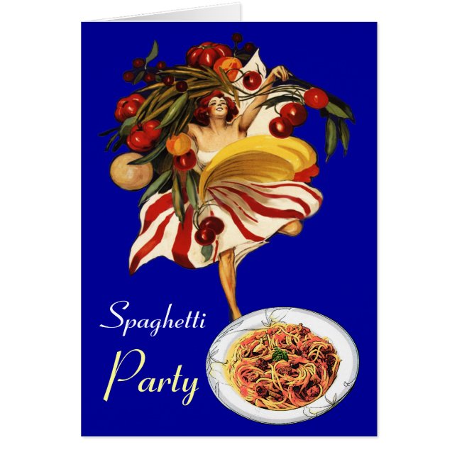 SPAGHETTI PARTY DANCE, CUISINE ITALIENNE ET TOMATE (Devant)