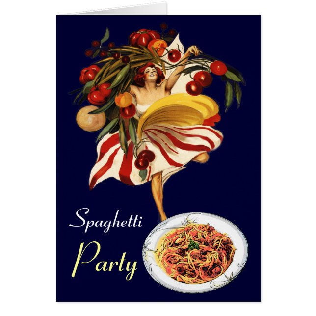 SPAGHETTI PARTY DANCE, CUISINE ITALIENNE ET TOMATE (Devant)