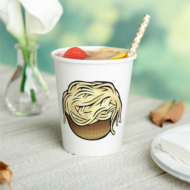 Spaghetti Pasta Noodle Food Pappbecher (Von Creator hochgeladen)