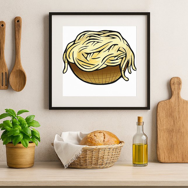 Spaghetti Pasta Noodle Food Poster (Von Creator hochgeladen)