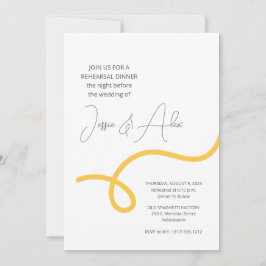 Spaghetti Probe Dinner Einladung