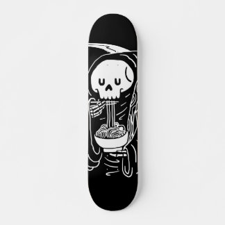 Spaghetti Sensenmann minimalistisches Skateboardde Skateboard