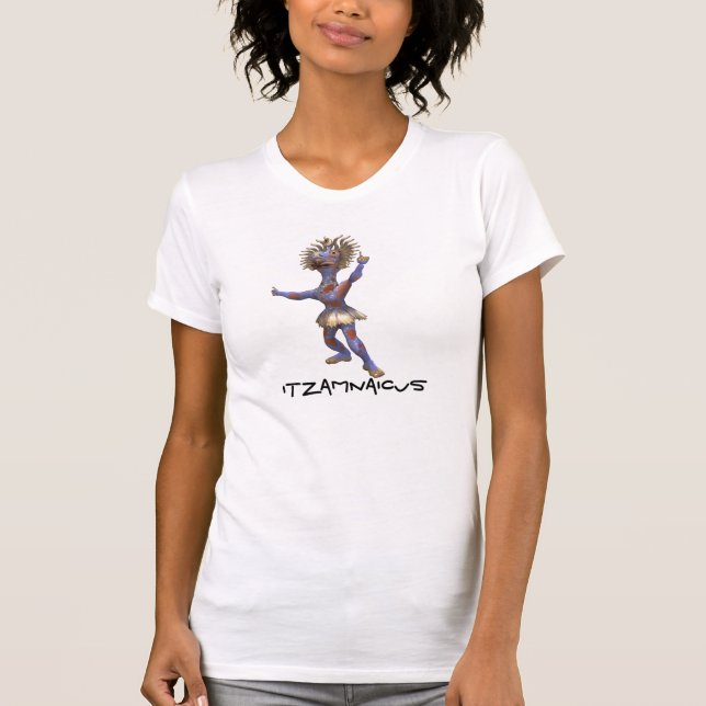 Spaghetti-Spitze der Damen-Itzamnicus T-Shirt (Vorderseite)