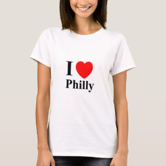 SPAGHETTI-SPITZE FRAUEN-' S I LIEBE-PHILLY T-Shirt