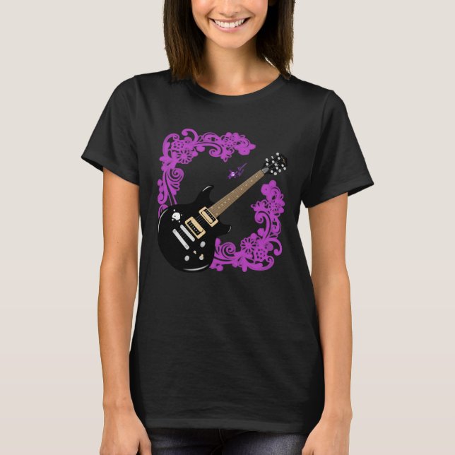 Spaghetti-Tank für elektrische Gitarre T-Shirt (Vorderseite)