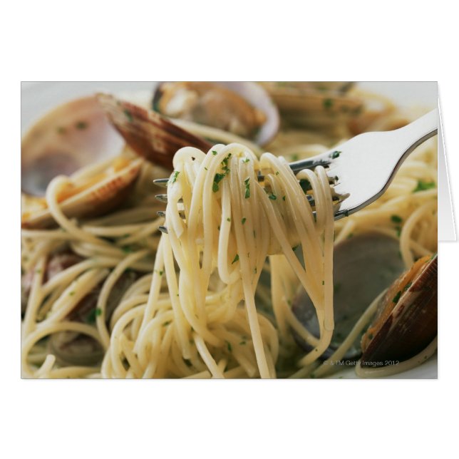 Spaghetti Vongole Bianco (Vorderseite (Horizontal))