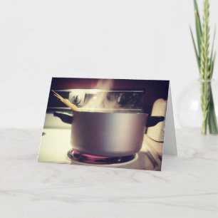 "Spaghetti-Zeit" Genesungskarte Karte