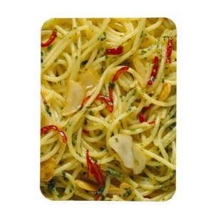 Spaghettis Aglio; Olio und Peperoncino Magnet