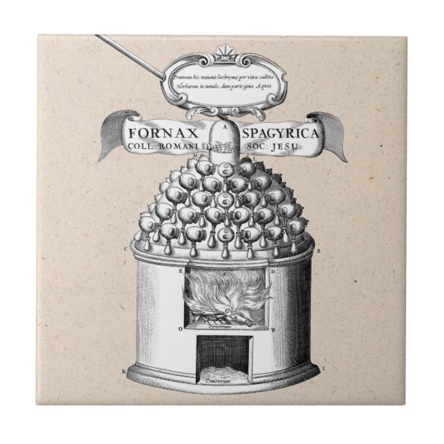 Spagyric Kräutermedizin Fliese (Vorderseite)