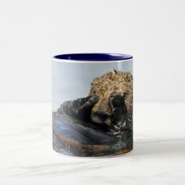 Spähen der Seeotter-Tasse Zweifarbige Tasse