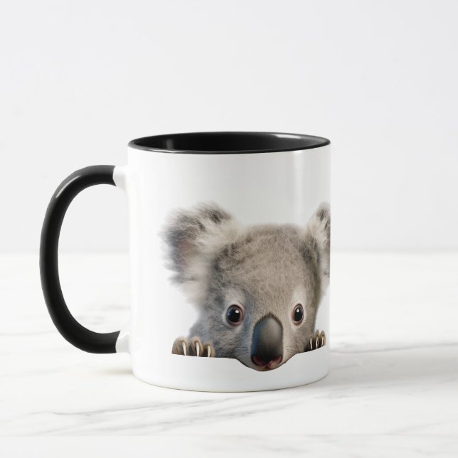 Spähender Koala Tasse (Links)
