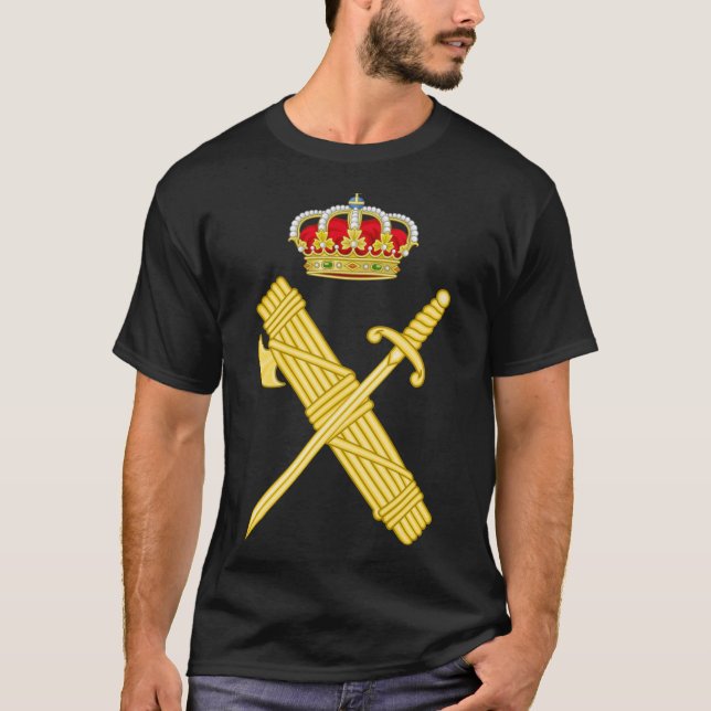 SPAIN CIVIL GUARD GUARDIA NATIONAL POLICE   T-Shirt (Vorderseite)
