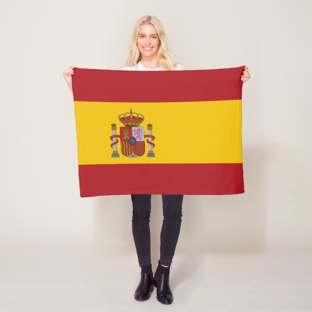 Spain Flag Fleecedecke (Beispiel)