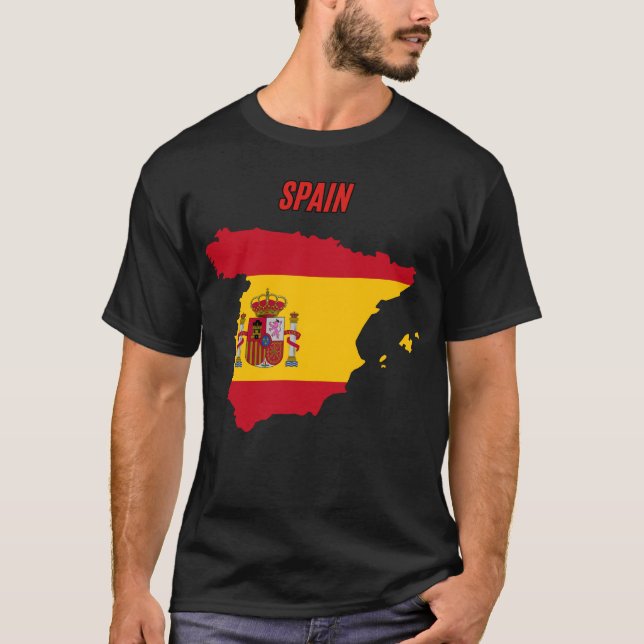 spain flag T-Shirt (Vorderseite)