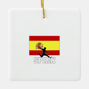 Spain Football Soccer National Team Keramikornament