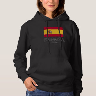 Spain Ibiza Flag Travel Europe Holiday Hoodie