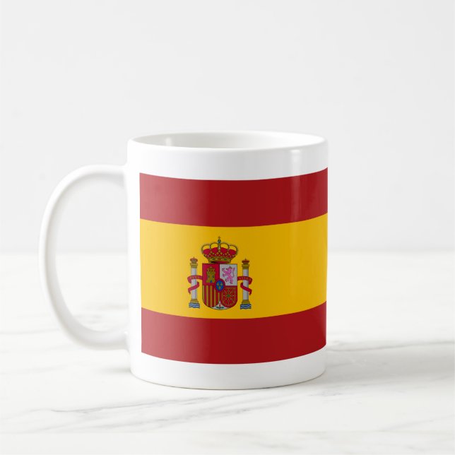 Spain Mug With Flag and Name of Anthem (Gauche)