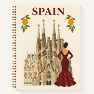 Spain Travel Notebook Notizbuch